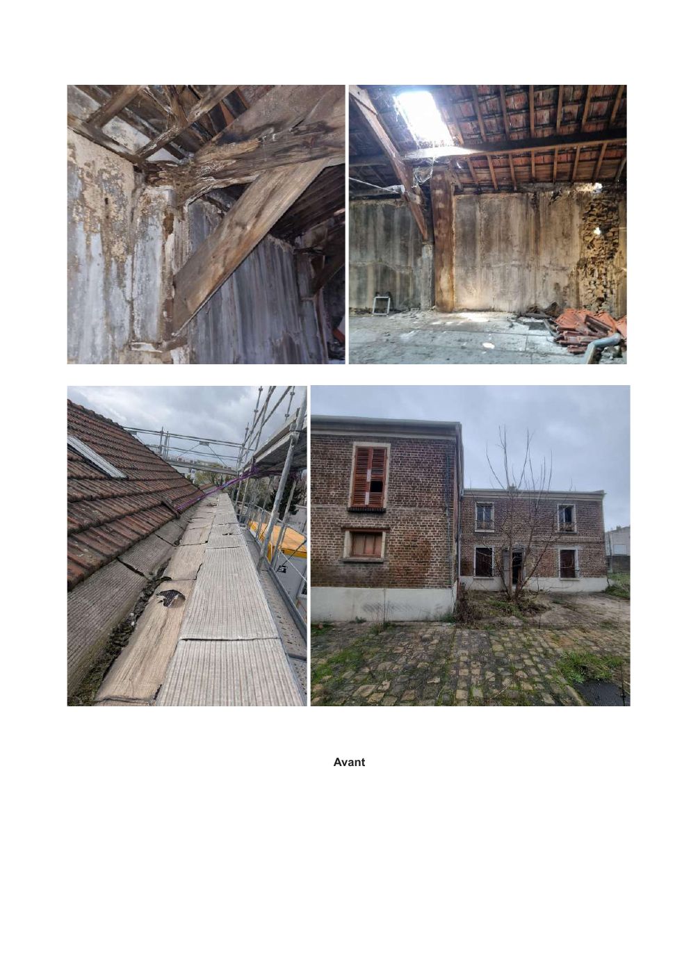 Avant travaux